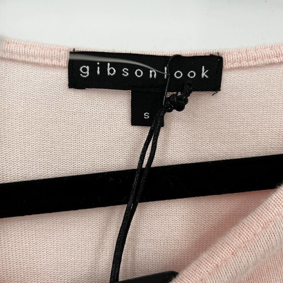 Gibsonlook‎ Twist Front 3/4 Sleeve Lotus Pink Top Size Small NWT - Picture 4 of 9